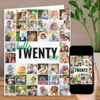 Hallo 21. FotoCollage 21. Geburtstag