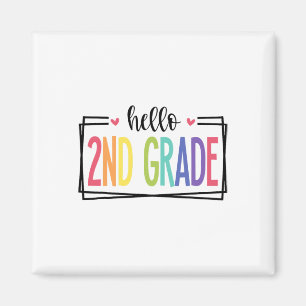 Hallo 2. Klasse Erster Schultag Willkommen Ck Zu Magnet
