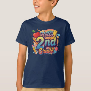 Hallo 2. Klasse T-Shirt