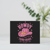 Hallo 3. Klasse Cowboy Cowgirl Zurück zur Schule