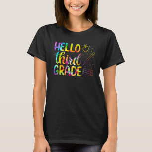 Hallo 3. Klasse erster Tag zurück zur Schule T-Shirt