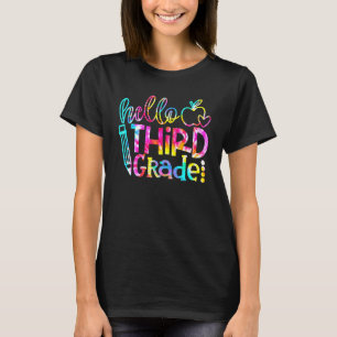 Hallo 3. Klasse Lehrer Schüler erster Schultag T-Shirt