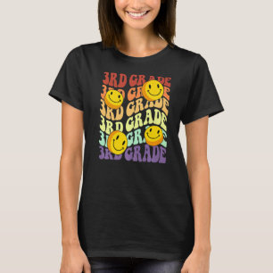Hallo 3. Klasse Lehrer Zurück zur Schule Retro T-Shirt
