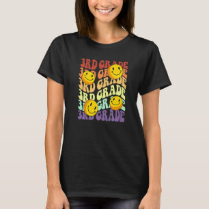 Hallo 3. Klasse Lehrer Zurück zur Schule Retro T-Shirt