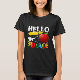 Hallo 3. Klasse Lehrerteam Dritte Klasse Truppe Gi T-Shirt