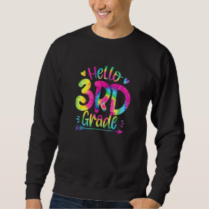Hallo 3. Klasse zurück zu den Lehrern Schüler Sweatshirt
