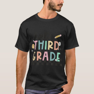 Hallo 3. Klasse zurück zur Schule Schulleiter Lehr T-Shirt