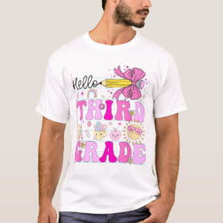 Hallo 3. Stufe Zurück zur Schulstift-Coquette T-Shirt