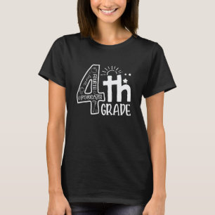 Hallo 4. Klasse Lehrer Jungen und Team Vierte Klas T-Shirt