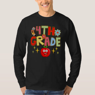 Hallo 4. Klasse Vierte Klasse Squad Zurück zur Sch T-Shirt