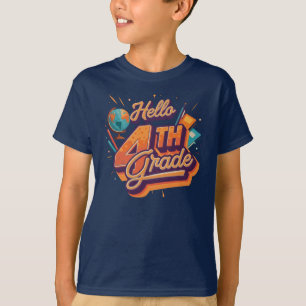 Hallo 4. Klasse von Asarteon T-Shirt