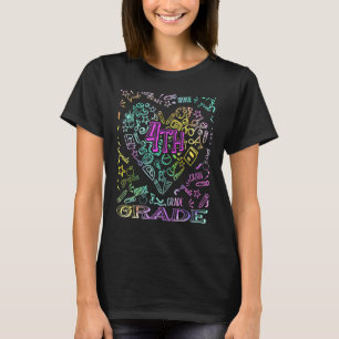 Hallo 4. vierte Klasse erster Tag zurück in die Sc T-Shirt