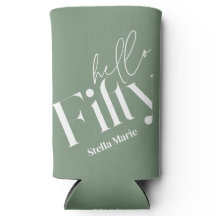 Hallo 50 moderne minimalgrün 50. Geburtstag