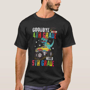 Hallo 5. Klasse Dino Rex Lehrer Student Zurück zur T-Shirt