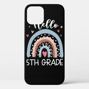 Hallo 5. Klasse Funny Boho Rainbow Zurück zur Schu Case-Mate iPhone Hülle