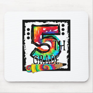 Hallo 5. Klasse Lehrer Tie Dye Ck To  Mousepad