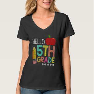 Hallo 5. Klasse Lehrerteam Fünfte Klasse Squad Gi T-Shirt