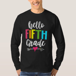 Hallo 5. Klasse zurück zu den Schulkindern T-Shirt
