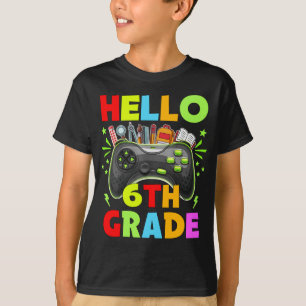 Hallo 6. Klasse Lehrer 6. Klasse Zurück zur Schule T-Shirt
