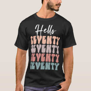 Hallo 70. Geburtstagsparty 70 Geburtstag Par T-Shirt