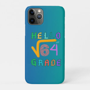 Hallo 8. Grade Funny Square Wurzel von 64 Math T-S Case-Mate iPhone Hülle