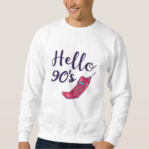 Hallo 90er Handys Sweatshirt