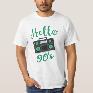Hallo 90er Radio-Kassettenrekorder T-Shirt