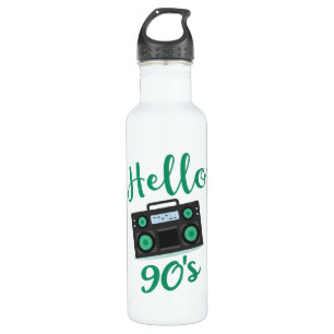 Hallo 90er Radiokassettenrekorder Edelstahlflasche
