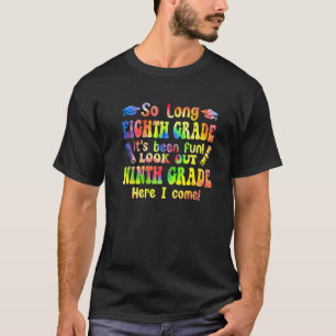 Hallo 9. Klasse Lehrer Student Zurück zur Krawatte T-Shirt