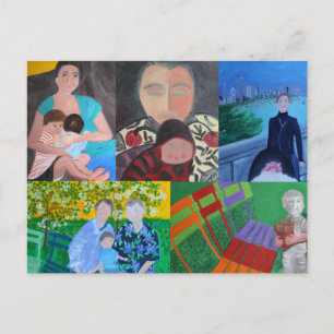 Hallo Adam Alexander Annelise Henry Postkarte