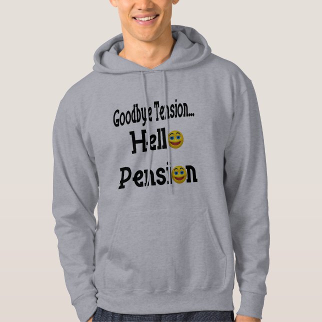 Hallo Altersrente Hoodie (Vorderseite)