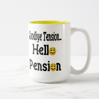 Hallo Altersrente Zweifarbige Tasse