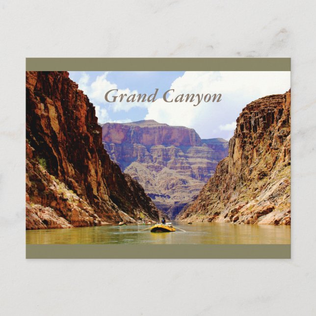 Hallo am Ende des Grand Canyon! Postkarte (Vorderseite)