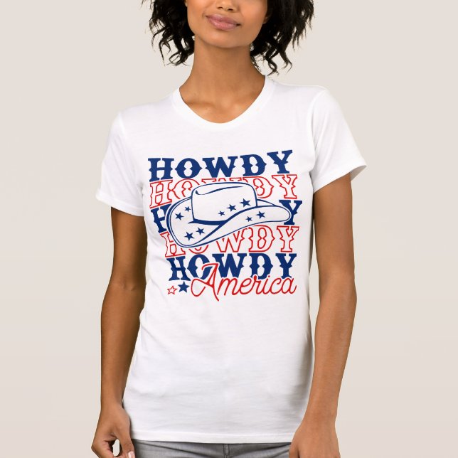 Hallo Amerika T-Shirt (Vorderseite)