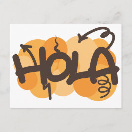 Hallo auf Spanisch Postkarte