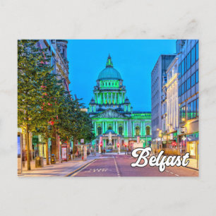 Hallo aus Belfast, Nordirland Postkarte