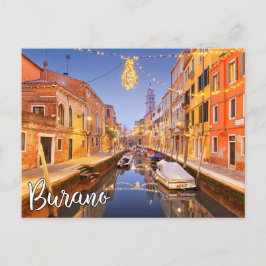 Hallo Aus Burano, Italien Postkarte
