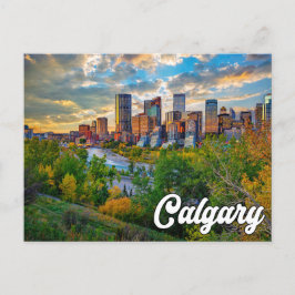 Hallo aus Calgary, Alberta, Kanada Postkarte