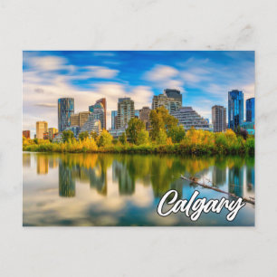 Hallo aus Calgary, Alberta, Kanada Postkarte