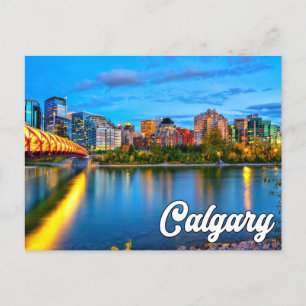 Hallo aus Calgary, Alberta, Kanada Postkarte