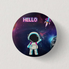 Hallo aus dem All, Button