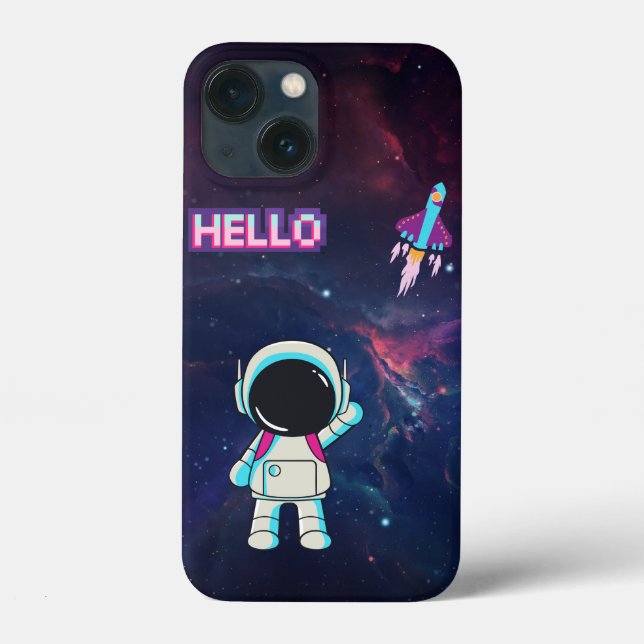 Hallo aus dem All. Case-Mate iPhone Hülle (Rückseite)