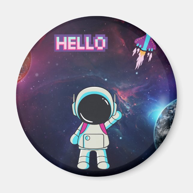 Hallo aus dem All, Magnet (Vorne)