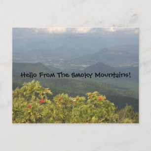 Hallo aus der Smoky MTS Postkarte