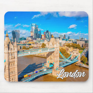 Hallo aus London, England, Großbritannien Mousepad