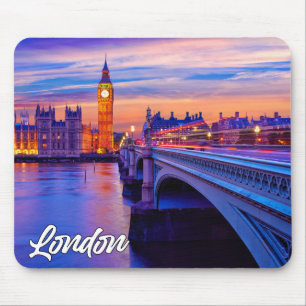 Hallo aus London, England, Großbritannien Mousepad