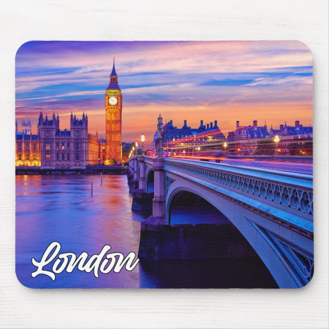 Hallo aus London, England, Großbritannien Mousepad (Vorne)