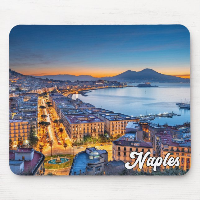 Hallo aus Neapel, Italien Mousepad (Vorne)