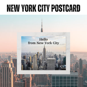 Hallo aus New York City Postkarte