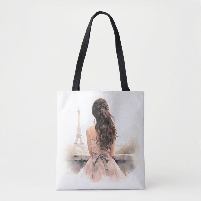 Hallo aus Paris Tote Bag (Vorderseite)
